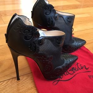 Christian Louboutin Mandolina Heel Booties!